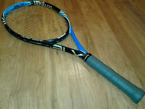 BLX Tidal Wave Wilson 105 Mid Plus Tennis Racket/Racquet 4 1/4 + NEW WRAP