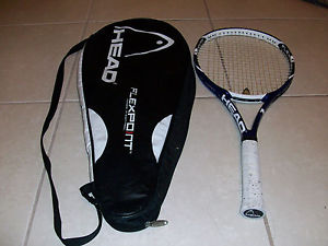 Head Flexpoint 'S1' Oversize Tennis Racquet, 4 3/8 Grip Nice Condition With Case