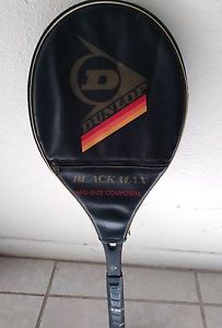 Used tennis racquet black