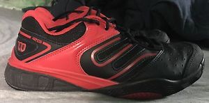 Wilson black/red tennis shoes M7/W9 discontinued