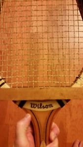 vintage all american wilson tennis raquet