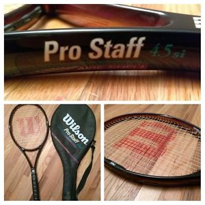 Wilson Pro Staff 4.5 si Aire Shell tennis racquet 4 1/2 grip 95 sq in with case