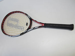 PRINCE WARRIOR 100 ESP TENNIS RACQUET (4 1/4) DEALER DEMO FRAME!! LUXILON STRING