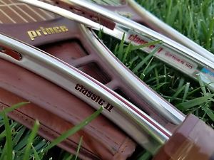 LOT OF 2 Vintage Prince Classic 2 II Tennis Racquet Rackets