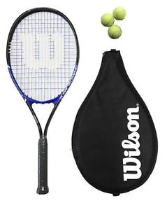 Wilson Grand Slam XL Azul Adulto/Juvenil Raqueta De Tenis + 3 Pelotas L3