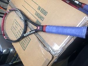 Wilson Hyper Carbon Pro Staff 5.0 Stretch 4 1/2 L4 Tennis Racquet