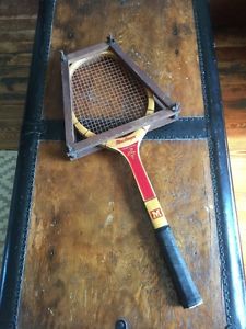 Vtg MacGregor Tournament Tennis Racket 4 1/2" Light Retro Type MCM Made USA 60's
