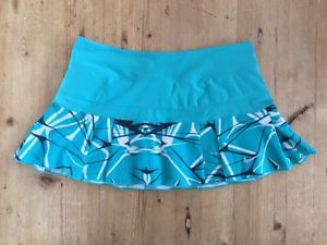Nike Women's Dri-Fit Running Tennis Golf Skort Skirt Shorts Pleats Teal Medium