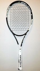 head graphene XT speed rev pro 4-3/8 grip strung with Head sonic pro edge 16