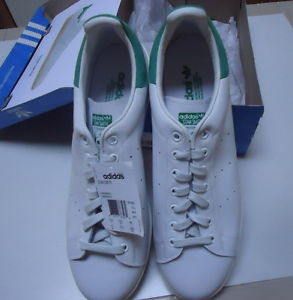 NIB Adidas STAN SMITH Originals Mens size13 US WHITE GREEN