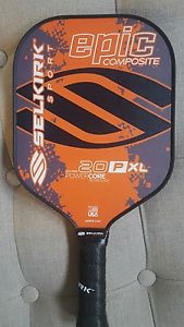 New Selkirk 20P XL Epic Polymer Composite Pickelball Paddles ORANGE  warranty