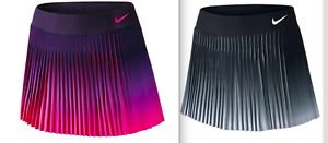 NWT Nike Pleated Flex Victory Premier Pink Black Tennis Pro Skirt Skort Women's
