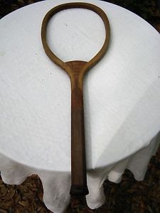 Antique Wright Ditson Wooden Tennis Racquet Early 1900s No String