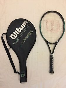 WILSON NEMESIS 7.6 Si TENNIS RACQUET 4 1/2 Oversize with Case