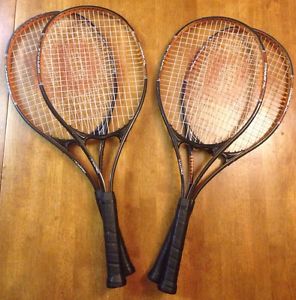 Wilson Sporting Goods Titanium XL V-Matrix Tennis Racquets - Set Of 4