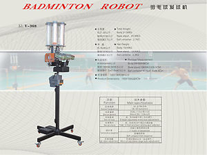 Established factory badminton robot serve machine 3rd generation.pre-order China