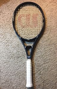 Wilson Sting High Beam Series Midplus 95 4 5/8 Grip Strung Tennis Racquet