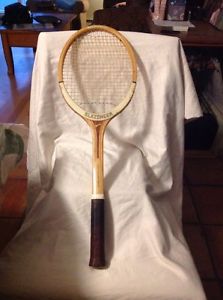 VINTAGE SLAZENGER CHALLENGE ONE WOOD TENNIS RACKET ENGLAND 4.5"