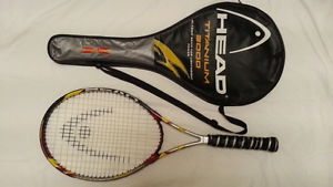 Head Titanium 3000 tennis racquet 4 5/8" w cover