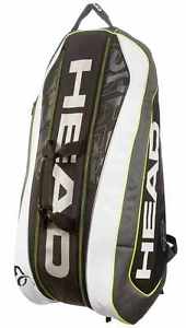 Djokovic 9R Supercombi Tennis Bag Black And White