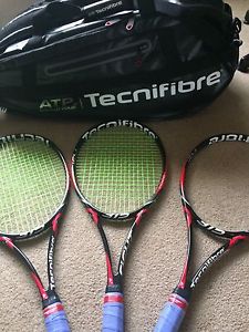 Tecnifibre Tfight 315 LTD 16m (lot of 3) and Tour Bag!!!!!