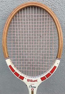 Vtg WILSON YOUNG CHAMP TENNIS WOOD RACKET RACQUET RARE COLLECTIBLE COLLECTORS