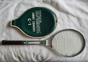 Wilson Jimmy Connors C-1 Tennis Raquet 4 3/8 (Made in USA) Pre-Owned