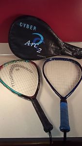 HEAD Pyramid V Pro XL Racquet w/ Bonus EKTELON Cyber Graphite ARC 2 Racquet