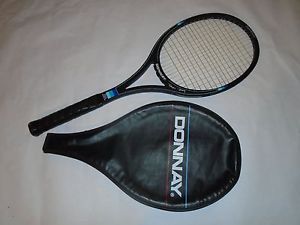 Vintage Donnay Bjorn Borg Midsize Fiber-Wood Tennis Racquet. 4 3/8. "EXCELLENT"