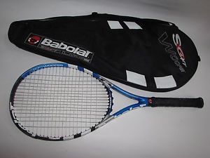 BABOLAT SOFT DRIVE SOFTWOOFER TENNIS RACQUET WITH CASE-106 SQ.IN - 4 GRIP