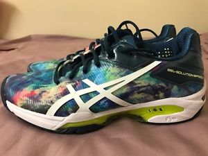 New Asics Gel Solution Speed 3 LTD Women's Tennis Shoe Galaxy. Size 8.5