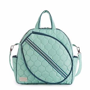 Cinda B Tennis Tote Bag in Peacock NWT