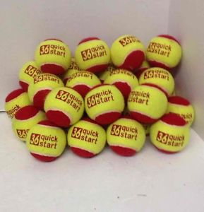 (29) Low Compression Quick Start Tennis Balls 36 Beginner Instruction Practice