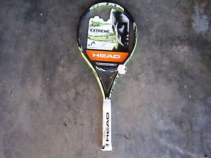 NEW/HEAD GRAPHENE EXTREME TENNIS RACQUET 43/8 PLASTIC ON HANDLE