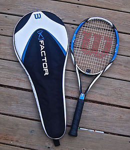 Wilson K Factor Pro 6 Tennis Racquet 4.5 Grip EUC
