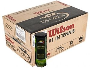 US Open Extra Duty Tennis Balls 24 cans 72 per Case Indoor Outdoor Play Sports