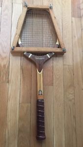 TAD Davis Imperial VTG Wood Tennis Racket - Custom Built In USA - 4M Excellent