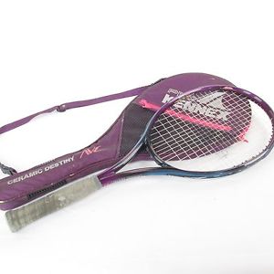 VTG Pro Kennex Ceramic Destiny Tennis Racquet - Racket L3 4 3/8 w/cover
