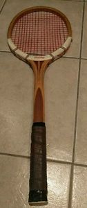 Dunlop Maxply Fort Wooden Tennis Racket Made in England 4-1/2 Light