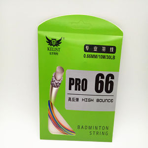 High bounce Kelist Pro66 badminton string ,tacking pound 30lbs,Rainbow 10PCS/LOT