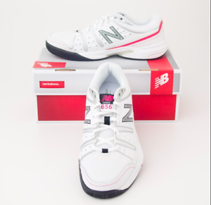 New Balance Women's 656 - WC656WP Tennis Shoe White/Pink Size 10.5 NWB!