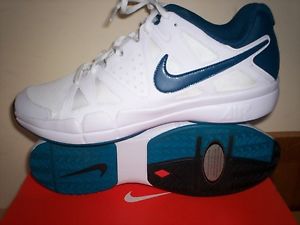 Nike Mens Air Vapor Advantage NIB Sz 12 White/Blue/Black 599359-142