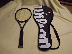 WILSON PRO STAFF 6.0 ORIGINAL MIDPLUS 95 TENNIS RACQUET 4 1/2 With Case