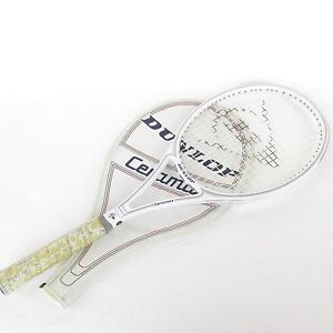 VTG Dunlop Ceramax Tennis Racquet - Racket 4 1/4 L2 Taiwan w/cover