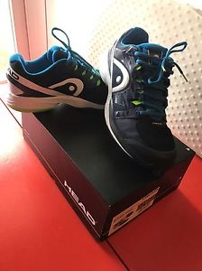 Head Men's Nitro Pro Tennis Shoes Navy-Neon Green Size 11.5/29.5cm Mint