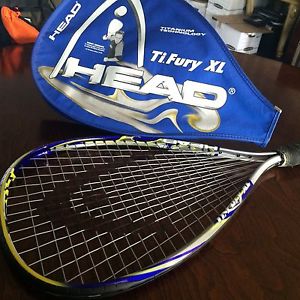 HEAD Ti.Fury XL Blue & Silver Tennis Racquet  W Case