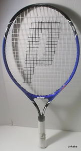 New Prince tennis racquet Shark 25 blue up to 10 years Strung