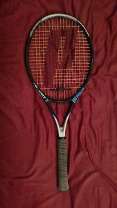 PRINCE FORCE 3 TITANIUM LONGBODY 110 SQ IN, 4 3/8" GRIP TENNIS RACQUET