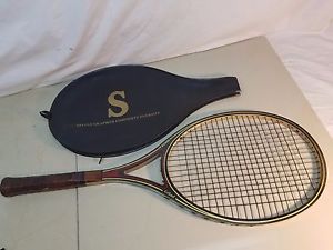 Vintage Sentra Grand Tennis Racket w/ Cover 4 1/2" in Fantastic Condition!