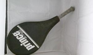PRINCE TENNIS RACQUET PRO OVERSIZE #3, 4 3/8 GRIP 16 MAIN 19 CROSS